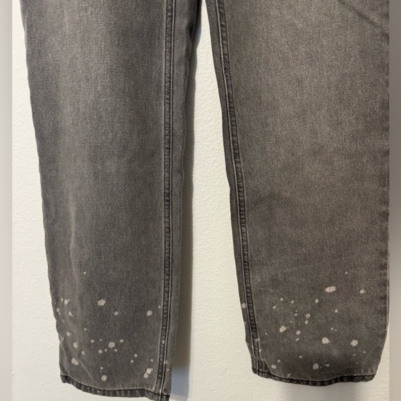 Levis Low Pro‎ Straight Gray Splatter Detail Denim Jeans Size 26 NEW - Picture 2 of 11